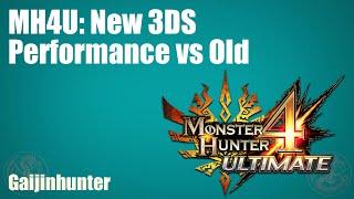 MH4U: 3DS vs New 3DS