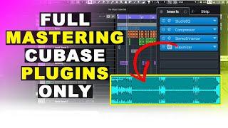 Mastering In Cubase Using Stock Plugins | Step By Step Complete Tutorial