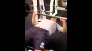 DREW BURNETT BENCH PRESS 4X185