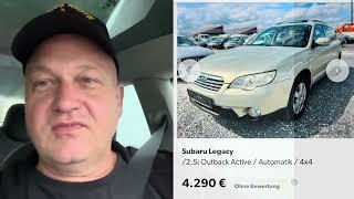 Subaru Legacy 2007р. стан шрот, 4200€ мінімальна ціна, в Нюрбергу!