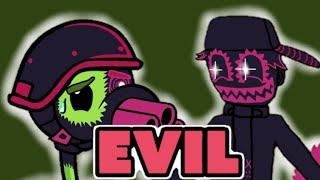 Friday night funkin Corruption mod Peashooter vs Evil Gedzi (Day 2).