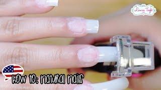 Beginners Acrylic Nails: Natural Tip aplication