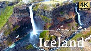 Iceland By Drone - Skogafoss, Dettifoss, Godafoss Waterfalls & More 4K Travel Footage