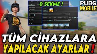 PUBG MOBİLE DE PRO OLMA GARANTİLİ AYARLAR ! HASSASİYET KONTROL VE DAHA FAZLASI ! | PUBG MOBİLE