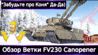 Обзор Ветки FV230 Canopener "Забудьте про Коня" Да-Да) От FV224 Chopper к топу