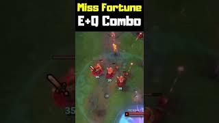 Miss Fortune E+Q Combo - League of Legends #shorts