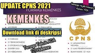 Formasi cpns 2021 Kemenkes RI