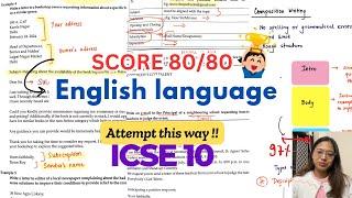 Watch out this video if you want 80/80 in ￼English language exam| ICSE 10 | Everything in one vid