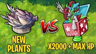 PVZ Fusion Challenge Part 78 - 1 New Plants Fusion VS 2000 Clown Queen Zombie Max HP - Who Will Win?