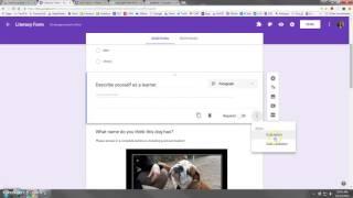 Google Forms - Create a Paragraph Response Question
