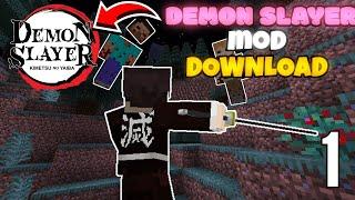 How to Download Minecraft Demon Slayer Mod! (in 3 minutes)