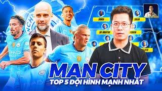 THE LOCKER ROOM | 5 ĐỘI HÌNH MẠNH NHẤT CỦA MANCHESTER CITY TRONG MÙA GIẢI 24/25