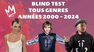 Blind Test Chansons - Tous Genres 2000 - 2024