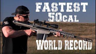 Barrett 50 Cal  NEW WORLD RECORD  Fastest 6 shots in less than 1 second