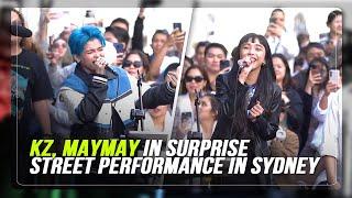 KZ, Maymay surprise Sydney-based Pinoys with street performance | ABS-CBN News