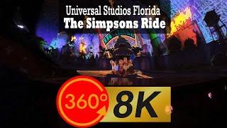 The Simpsons Ride - 8K 360 VR | Universal Studios Florida