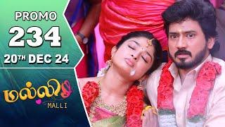 Malli Serial | Episode 234 Promo | 20th Dec 24 | Nikitha | Vijay | Saregama TV Shows Tamil