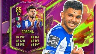 INSANE CARD!  85 CORONA REVIEW! FIFA 22 RULEBREAKERS CORONA PLAYER REVIEW!