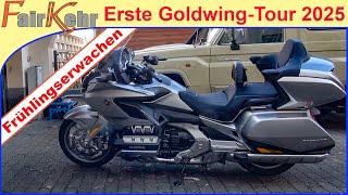 Goldwing aus Winterschlaf aufwecken - erste Fahrt 2025