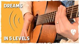 Add Percussive Strumming To This 2 Chord Classic! Dreams (Fleetwood Mac) In 5 Levels