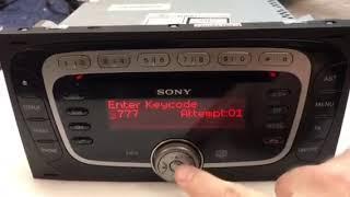 Ford Sony car stereo