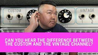 Custom Channel vs. Vintage Channel | Fender 68 Deluxe Reverb Reissue