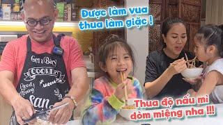 Dù thua đội bà xã te tua nhưng đội Color Man vẫn có cách ăn mì nhờ mưu trí của Vân Anh !