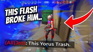 This Yoru Flash got me Reported.. (With Notes) | Valorant Outplays