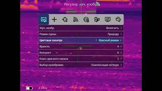 Первая съемка тепловизионным прицелом Guide TR420 на 25 линзе.