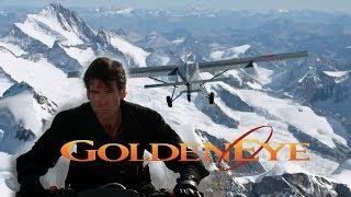 Реальность трюка из фильма " Золотой глаз / GoldenEye ". Jump into a plane - it's real .