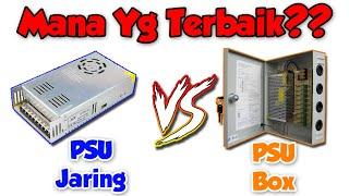 Pake PSU Jaring Atau Box? | Power Supply For CCTV Camera | Power Supply Installation