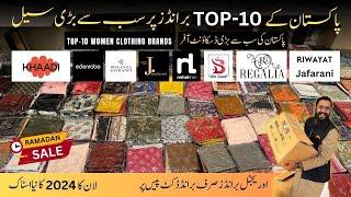 Biggest Clothing Brand Sale In History Of Pakistan | Big Discount | Summer 2024 | Branded Cut Pieces
