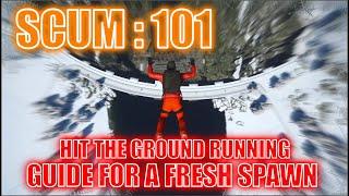 SCUM 101 : From fresh spawn to chad, Fastest method. SCUM Guide #scum #scumgame #scumsurvival #howto