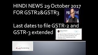 Last dates to file GSTR-2 and GSTR-3 extended