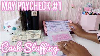 CASH ENVELOPE & SINKING FUNDS STUFFING | MAY PAYCHECK #1 2023 | $211 LOW INCOME | CASH STUFFING