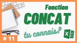 #11 - Tu connais la fonction CONCAT? | Excel