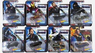 Unboxing Hot Wheels Marvel Avengers Character Cars!