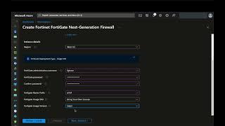 Single FortiGate Deployment Azure