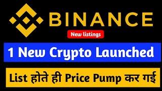 New Coin listing on Binance 2021 | Binance listed new Coin | New crypto launch on binance |