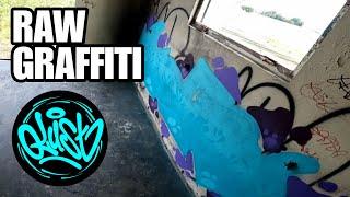  RAW GRAFFITI - ABANDONED BUILDING  Flame Paint - Montana Cans