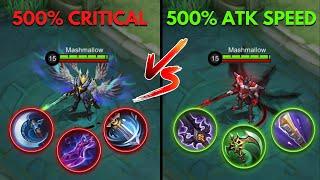 argus 500% critical build vs argus 500% attack speed build