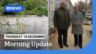 Flood warnings in Queensland + Australian embassy in Ukraine to reopen | ABC NEWS