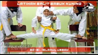 Latihan Split Taekwondo sabuk Kuning