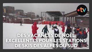 Des vacances de Noël excellentes pour les stations de skis des Alpes du Sud