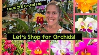 Let’s shop for Orchids at my local Plant Festival! So many blooms!