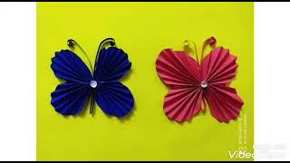 How to make paper Butterfly / Paper Butterfly / Easy Butterfly craft / Butterfly / Roopavenkatnature