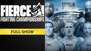 FIERCE FIGHTING CHAMPIONSHIP 33 | FULL CARD