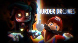 If Mario was in... MURDER DRONES - Verdant But Cyn and Mario (SMG4) sing it - (FNF COVER) - MD COVER