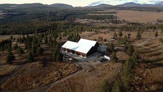 140x80 and 96x48 Custom Horse Arena with Joined Living Space - Northern Washington