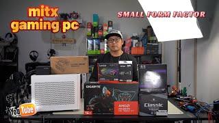 MID RANGE AM5 ryzen 7 7700 mitx gaming pc build cooler masterbox NR200P v1 paired with rx7800xt 16gb